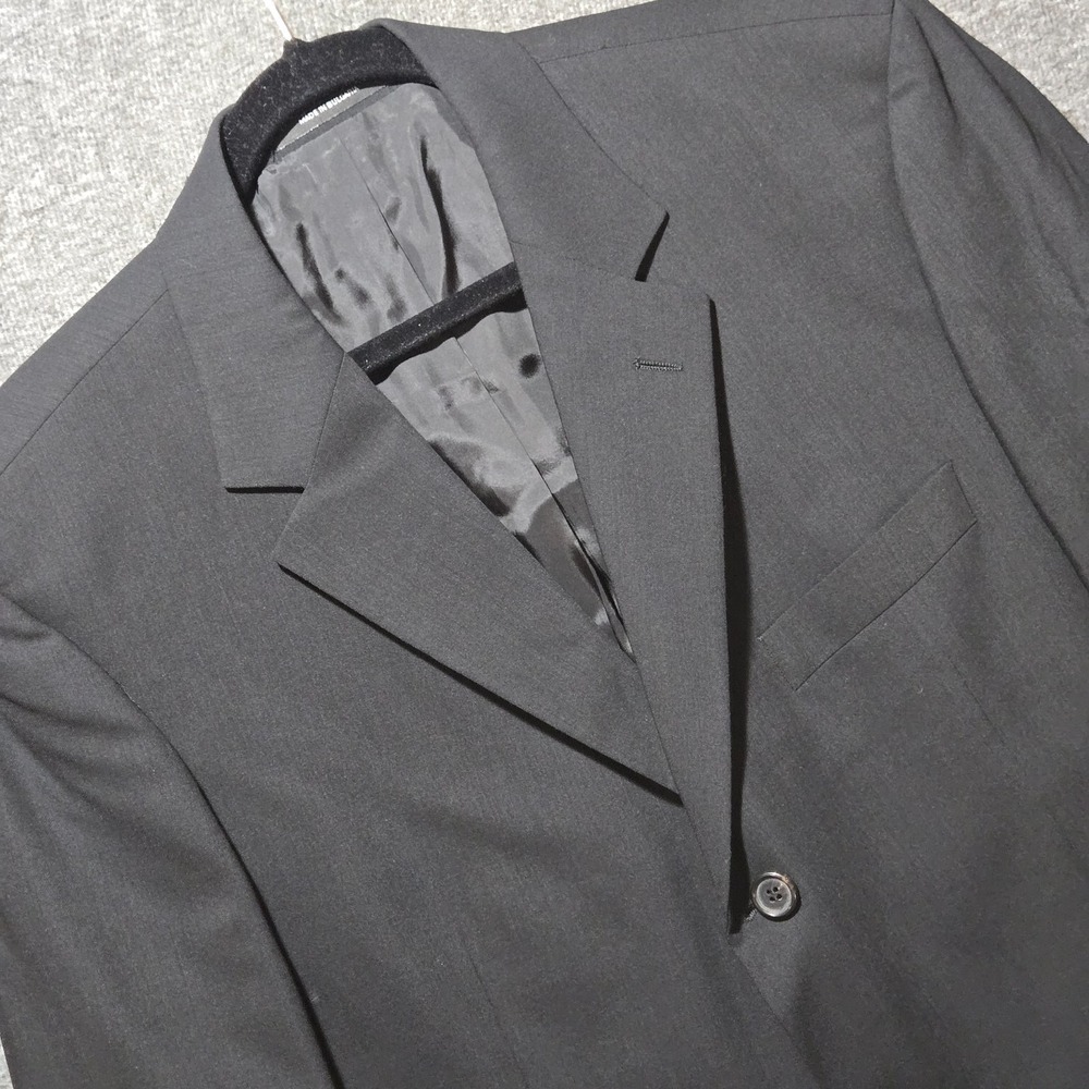 Hugo Boss Einstein / Sigma Mens Black 3-Button Wool Suit Jacket Blazer 44R